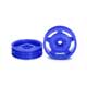 2WD Buggy Front Star-Dish Wheels (Blue)