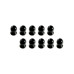 5.8MM Hex Ball Stud L=5 (10 pcs) - Black 5.8MM Hex Ball Stud L=5 (10 pcs) - Black