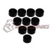 Aluminium M3 Flat Washer 3.0mm (10 Pcs) - Black