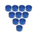 Aluminium M3 Flat Washer 3.0mm (10 Pcs) - Blue