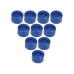 Aluminium M3 Flat Washer 3.5mm (10 Pcs) - Blue