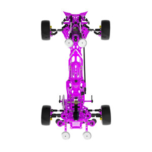 Auper D6 Gear Drift Pre-built Chassis - Purple (1/10)