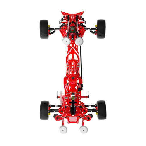 Auper D6 Gear Drift Pre-built Chassis - Red (1/10) Auper D6 Gear Drift Pre-built Chassis - Red (1/10)