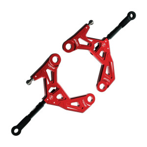 Sakura D6 Auper Aluminum Front Lower Arm Red