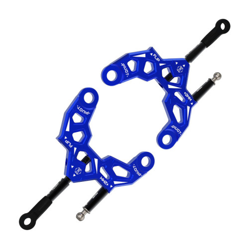 Sakura D6 AUPER Aluminum Rear Lower Arm Blue Sakura D6 AUPER Aluminum Rear Lower Arm Blue