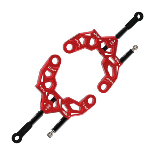 Sakura D6 AUPER Aluminum Rear Lower Arm Red Sakura D6 AUPER Aluminum Rear Lower Arm Red