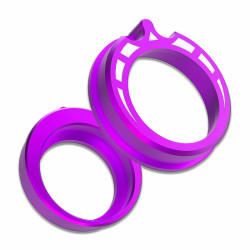 Sakura D6 Auper Belt Logement de roulement de différentiel en aluminium Violet