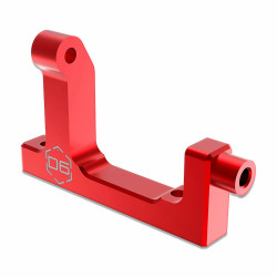 Sakura D6 AUPER Base de support moteur A en aluminium Rouge
