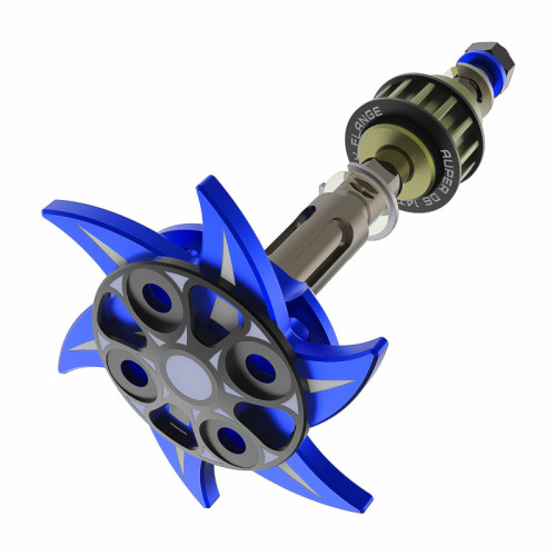 Sakura D6 AUPER Aluminum Belt Drivetrain Shaft Blue Sakura D6 AUPER Aluminum Belt Drivetrain Shaft Blue