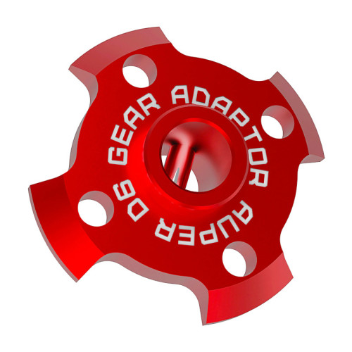 Sakura D6 AUPER Spur Gear Adaptor Red Sakura D6 AUPER Spur Gear Adaptor Red