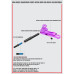 Sakura D6 AUPER Aluminum Front Upper Arm Blue Sakura D6 AUPER Aluminum Front Upper Arm Blue