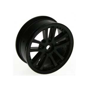 5 Dual Spoke Rim (0 Offset - 24mm) 1/10 (8pcs) - Black