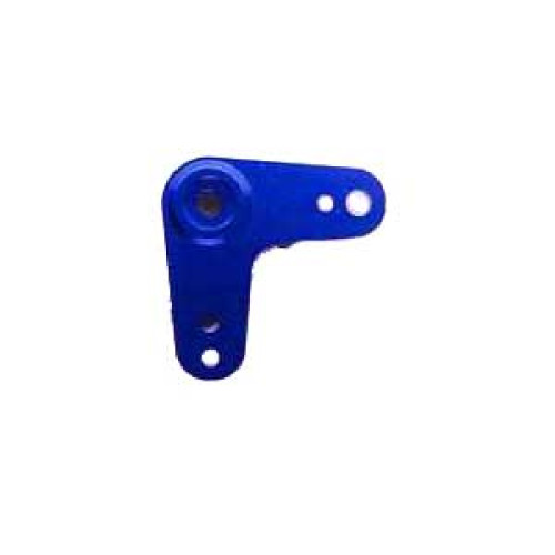 Alum. CNC L-shape arm blue