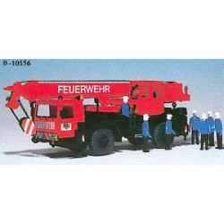 Liebherr mit Kranaufbau Feuerwehr - Bausatz (H0) Liebherr mit Kranaufbau Feuerwehr - Bausatz (H0)