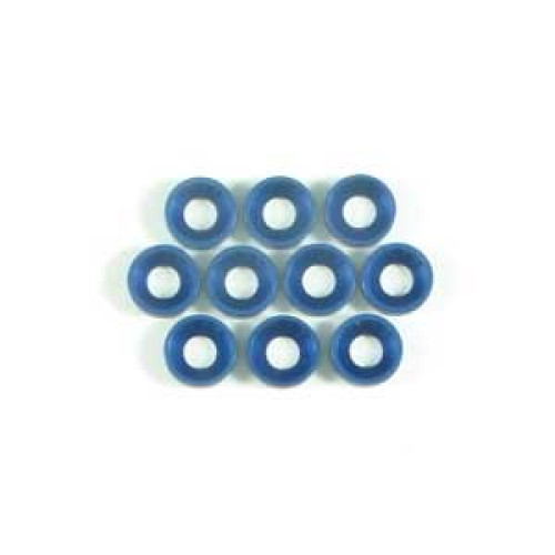 Aluminium Flat Head Washer 4mm - Blue (10Pcs)