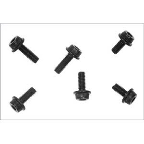 Zylinder Flanschschrauben mit Innensechskant M4x8-10-12 (2)