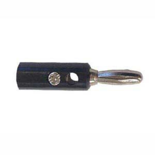 Banaanstekker Zwart 4mm Banaanstekker Zwart 4mm