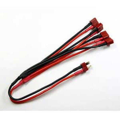 T-shape/Dean Style 1-male to 4-female Connection Cable T-shape/Dean Style 1-male to 4-female Connection Cable
