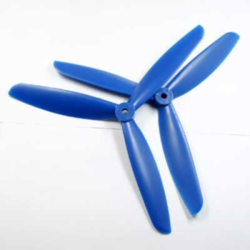 Multicopter 3blatt Luftschraube 6x4.5 Blau Multicopter 3blatt Luftschraube 6x4.5 Blau