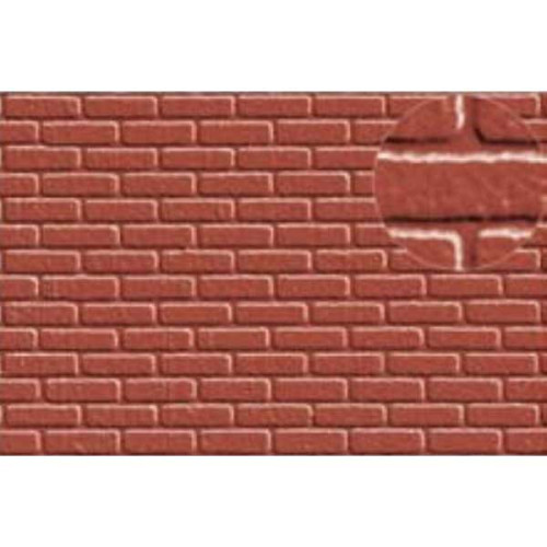 Baksteen verband rood 7mm (0) Baksteen verband rood 7mm (0)