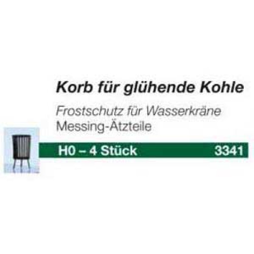 Korb für glühende Kohle (H0)
