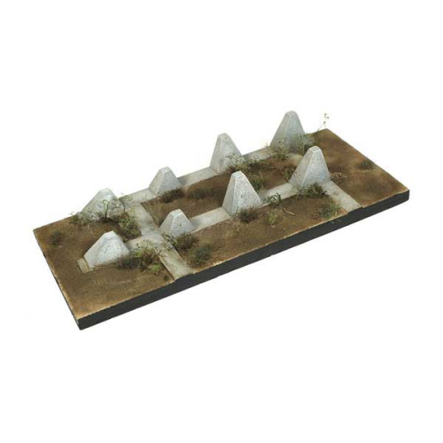 Höckerhindernis Typ 38, Right Side Diorama Set (1/35)