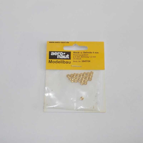 Block- und Seilrolle 4mm (25St)