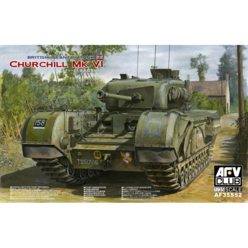 Churchill Mk.VI with Orndnance QF 75mm Mk.V Gun (1/35) Churchill Mk.VI with Orndnance QF 75mm Mk.V Gun (1/35)
