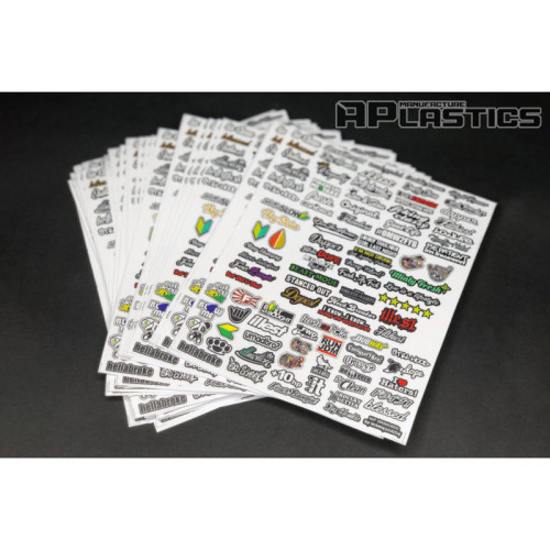 Body stickervel 5 - 14x18cm (1/10) Body stickervel 5 - 14x18cm (1/10)