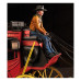 Set of 4 resin Figurines Stage Coach (1/12)