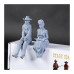 Set of 4 resin Figurines Stage Coach (1/12)
