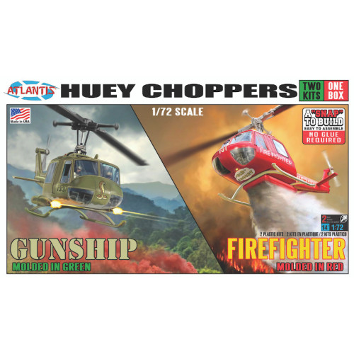 Huey Choppers Gunship - Firefighter (1/72) Huey Choppers Gunship - Firefighter (1/72)
