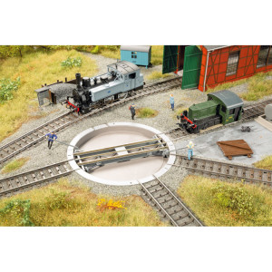 Turntable for 3-rail system (H0)