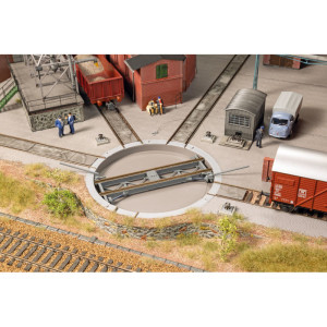 Turntable for 2-rail system (H0)