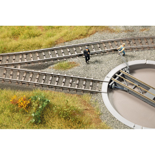 Extension set for turntable 3-rail system (H0) Extension set for turntable 3-rail system (H0)