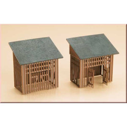 2 Lattenschuppen (H0)