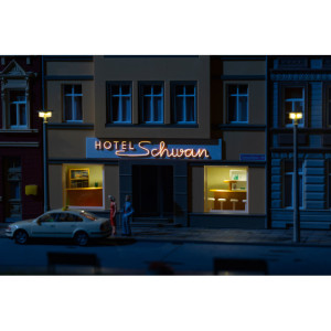 LED-illuminated sign - Hotel Schwan (H0)