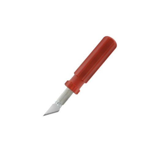 Heavy Duty No.5 Knife with plastic red handle and No.24 blade
