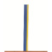 Flachbandlitze, Blau-Blau-Gelb, 0,14qmm, 25m