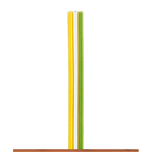 Flat Cable, Yellow-White-Green, 0,14qmm, 25m