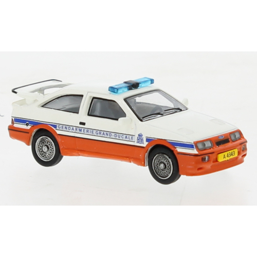 Ford Sierra RS Cosworth, Gendarmerie (Luxemburg), 1988 (H0) Ford Sierra RS Cosworth, Gendarmerie (Luxemburg), 1988 (H0)