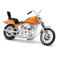 Moto américaine Orange (H0) Moto américaine Orange (H0)