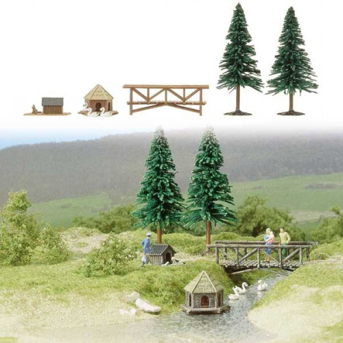 Accessory set - Am kleinen Teich (H0) Accessory set - Am kleinen Teich (H0)