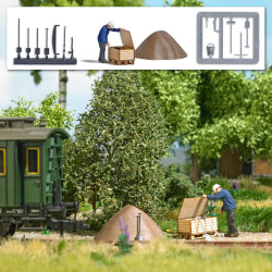 Action Set: Railway worker 3/4 (H0) Action Set: Railway worker 3/4 (H0)