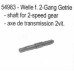 CR-2/CR-4 Shaft for 2-speed gear