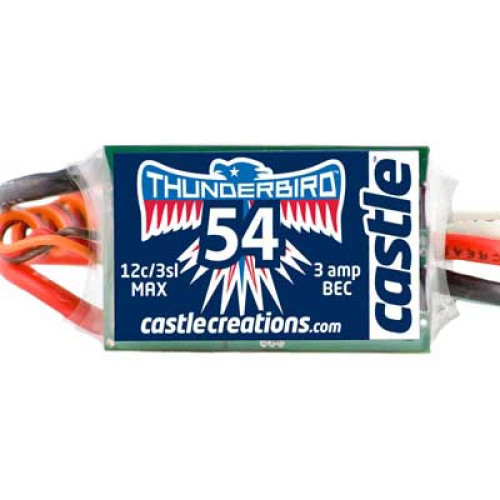 Thunder Bird 54 - Sport Air Brushl. regelaar - 2-3S - 54A - Bec