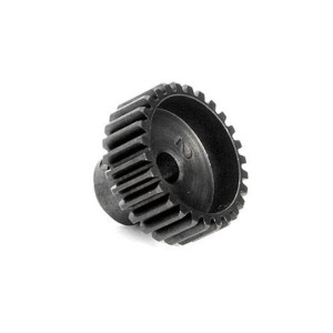 Motor pinion 28T 48DP - Hard Anodised 7075 T6 Alu Short