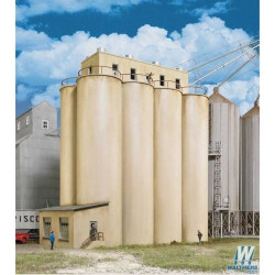 Modern Grain Head House w/Silos (H0)
