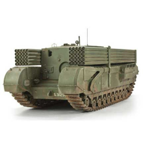 British 3 Inch Gun Churchill Tank with Snake Launcher (1/35)