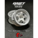 5-Spaak Drift Element velgen Wit - Zilver Klinknagels (2St)